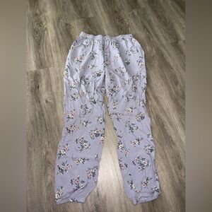 Uniqlo | Purple Floral Pants